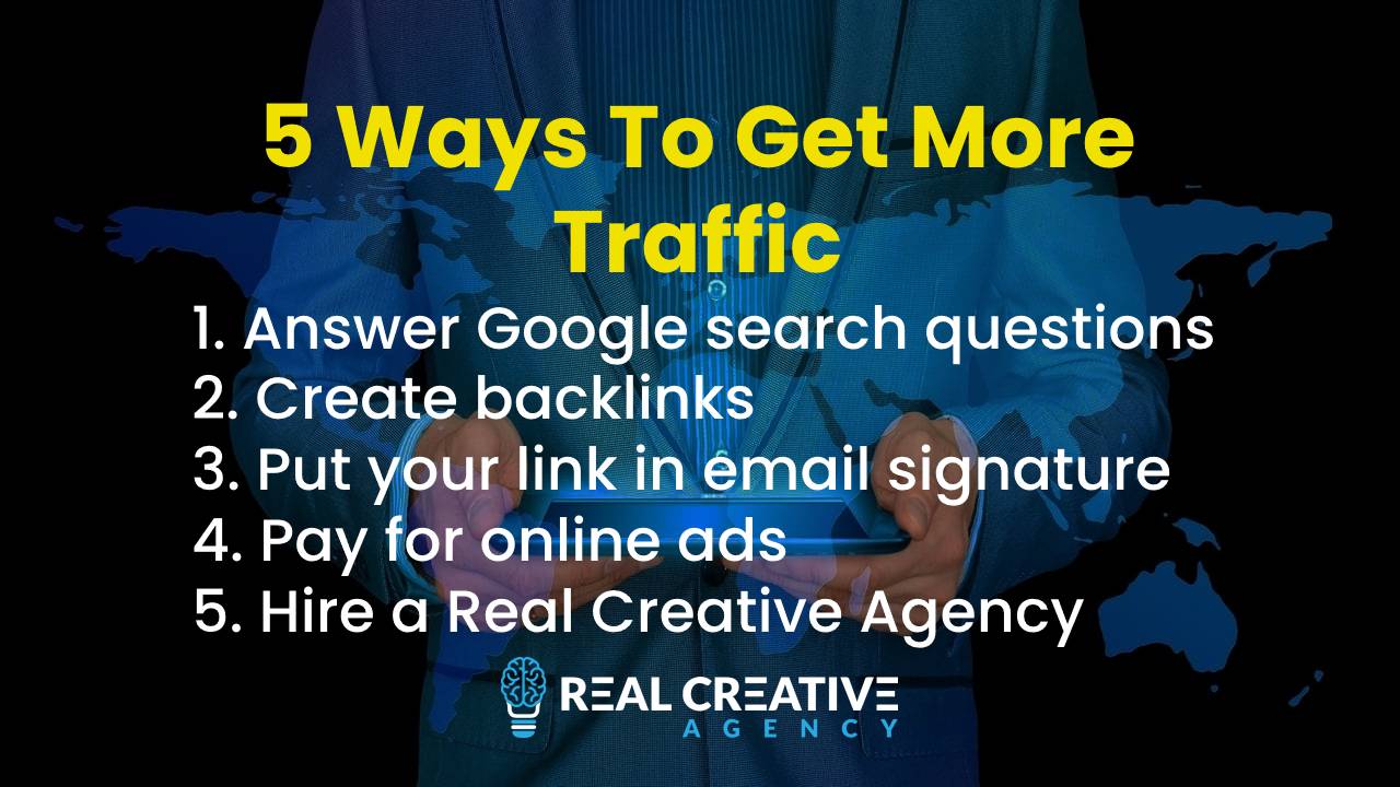 5 Ways To Get More Traffic To Your Website