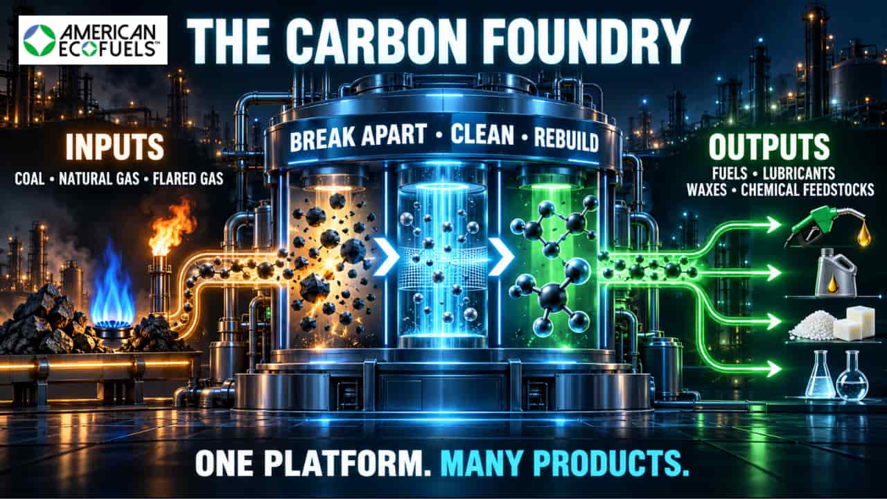 American EcoFuels AEFI A Carbon Foundry American EcoFuels AEFI A Carbon Foundry
