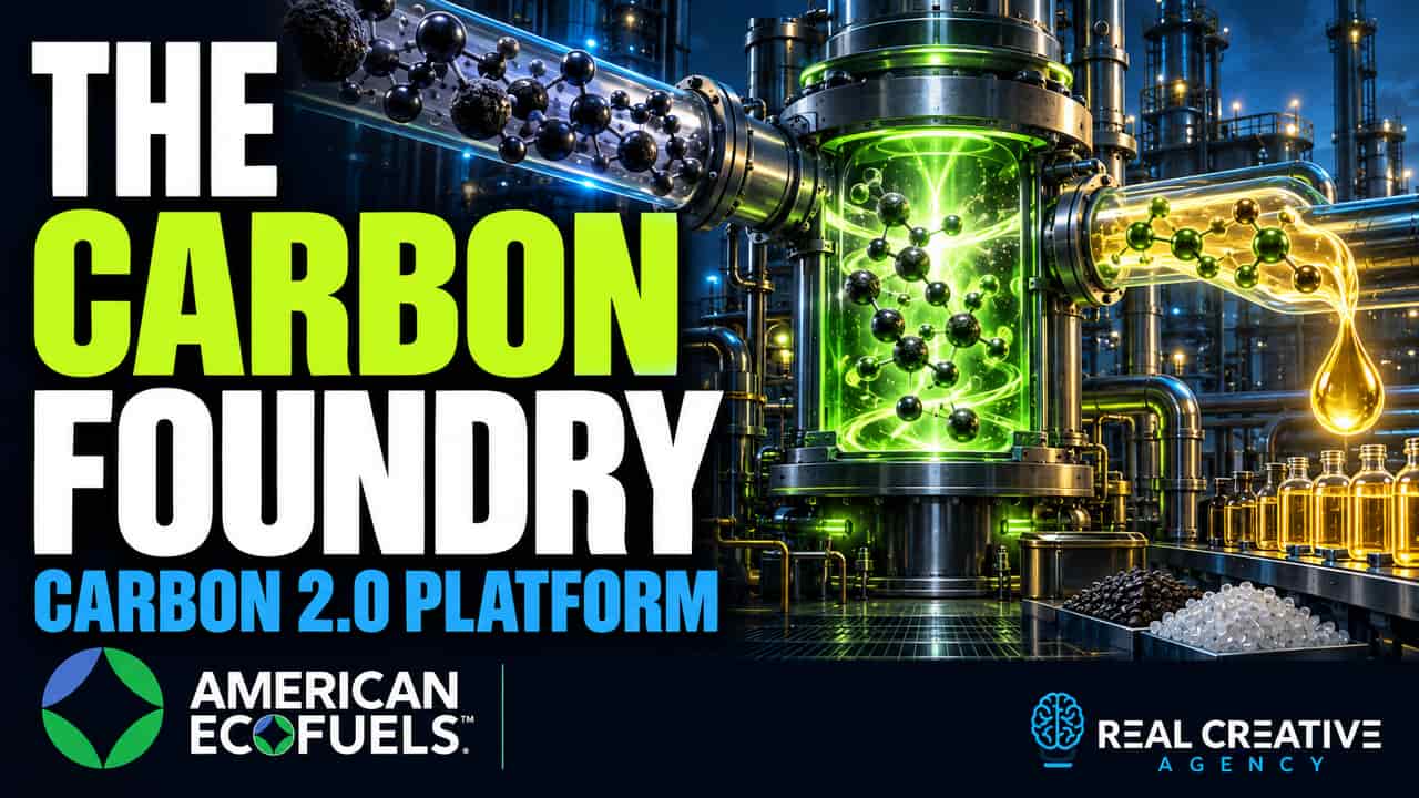 Amrican EcoFuels AEFI The Carbon Foundry Carbon 2.0 Platform
