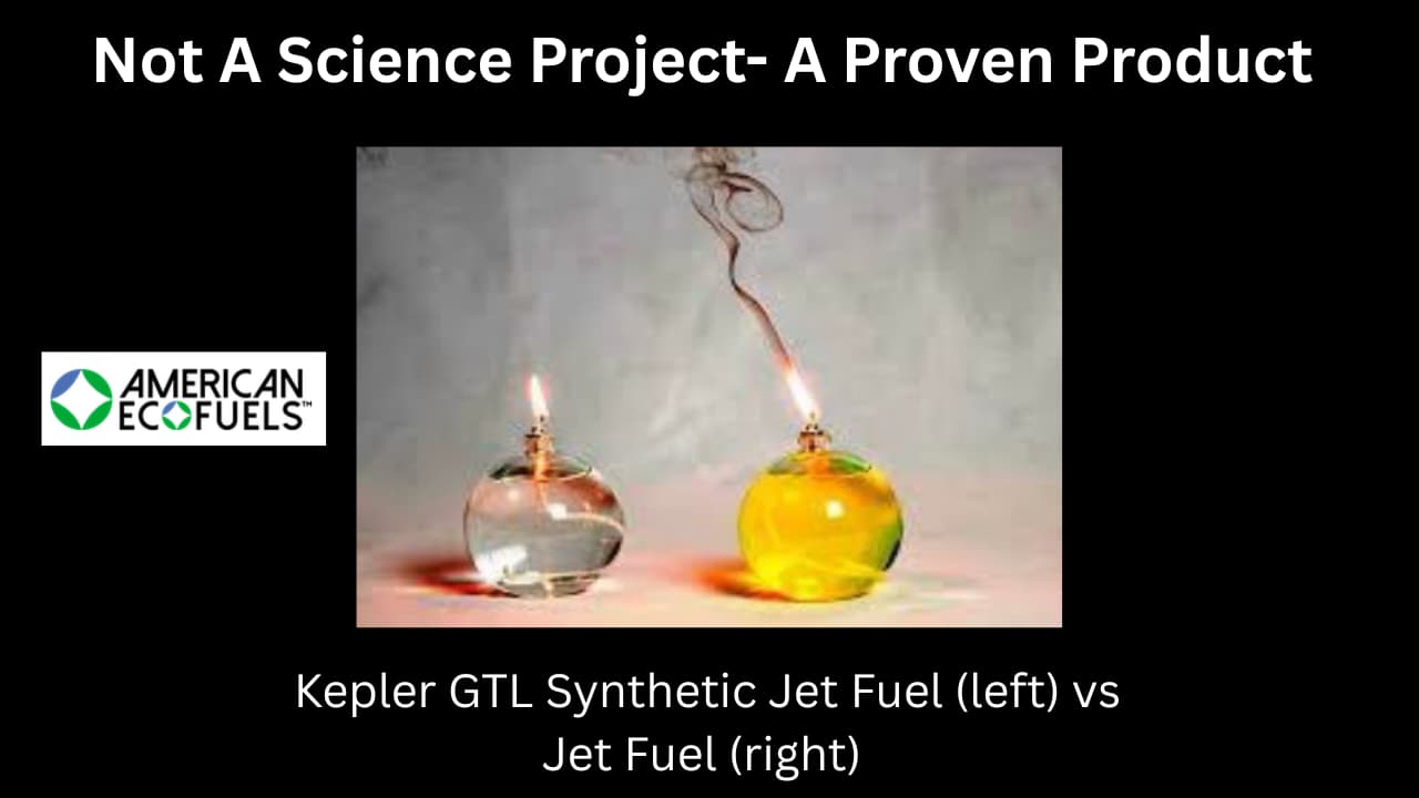 American EcoFuels Kepler GTL Sustainable Aviation Fuel American EcoFuels Kepler GTL Sustainable Aviation Fuel