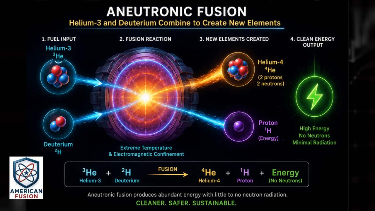 Aneutronic fusion American Fusion Engine Texatron Helium 3 Deuterium Aneutronic fusion American Fusion Texatron Helium 3 Deuterium