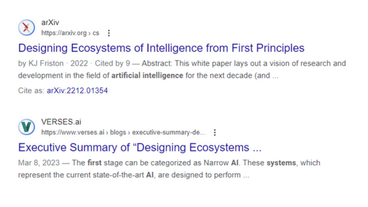 First Principle Artificial Intelligence System