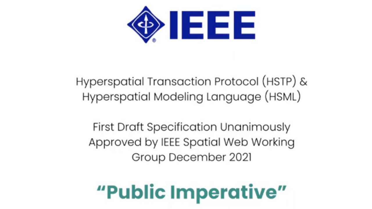 HSTP HSML IEEE Standard Public Imperative