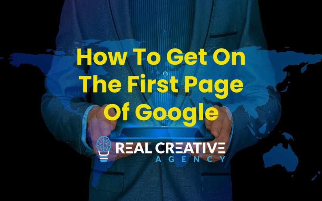 How To Get On The First Page Of Google Search Results