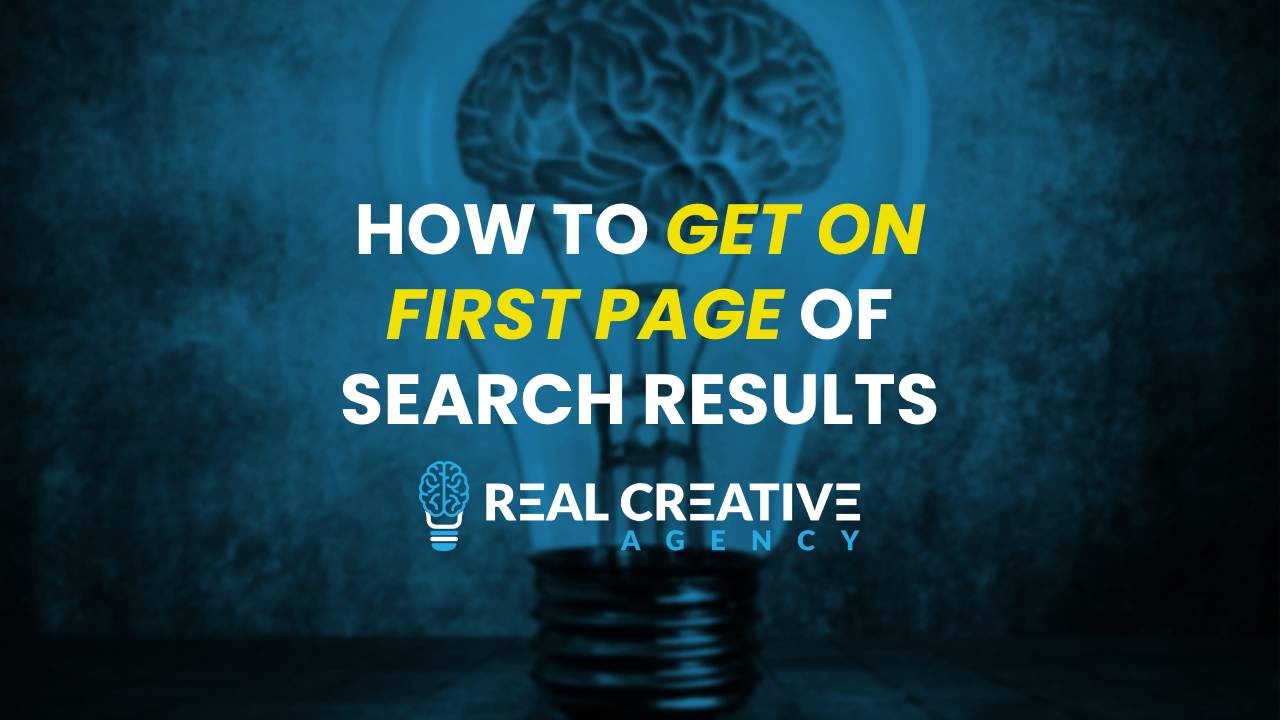 How To Get On First Page Of Search Results