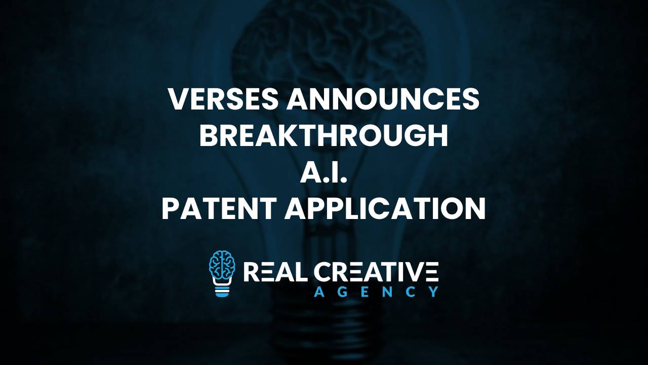 VERSES Announces Next Generation Artificial Intelligence Patent Application